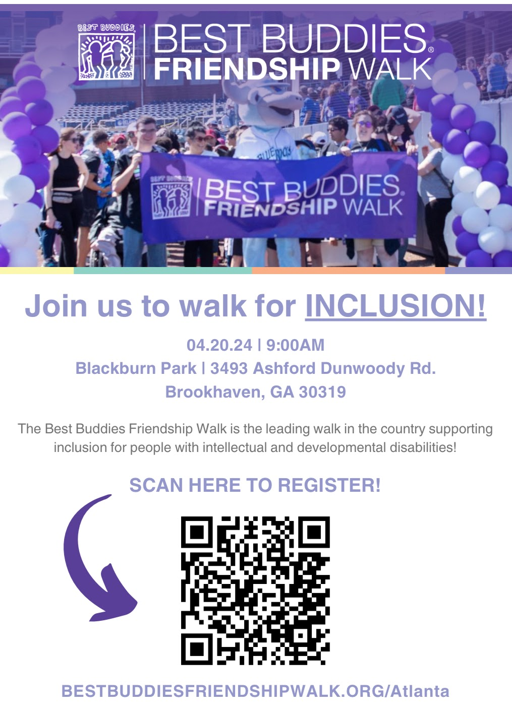 Best buddies friendship walk flyer