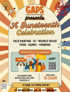 GAPS 2023 Juneteenth Celebration Poster.