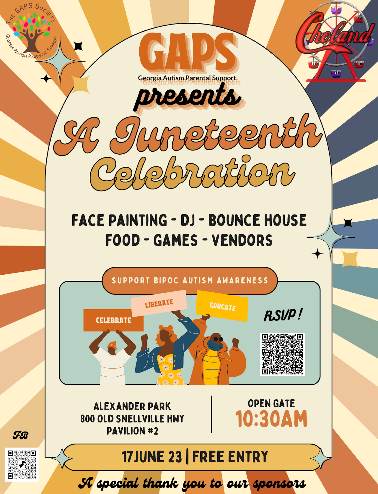 GAPS 2023 Juneteenth Celebration Poster.